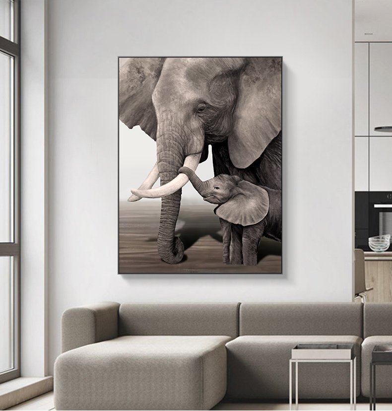 Decoración Póster de Elefante - Imagen 6