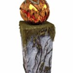 Halloween encendido de calabaza