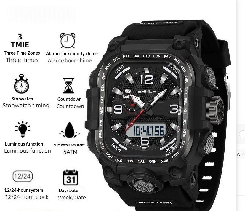 Reloj deportivo impermeable - Imagen 10