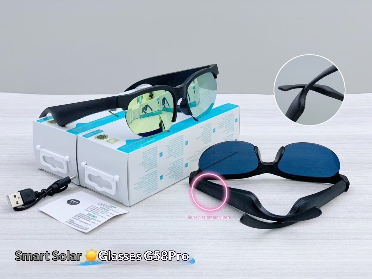 Gafas Bluetooth con traducción IA - Imagen 5