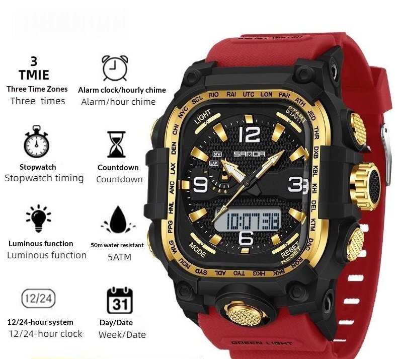 Reloj deportivo impermeable - Imagen 3