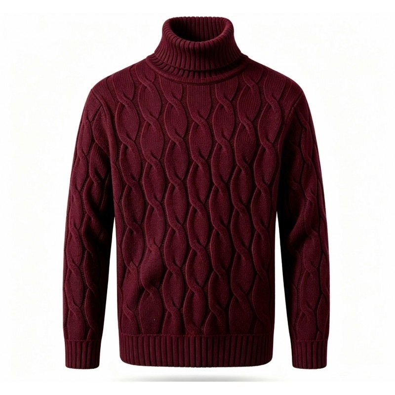 Jersey de cuello alto holgado - Imagen 2
