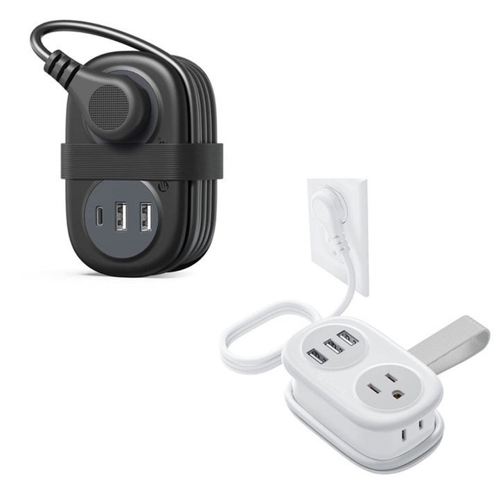 Regleta de recorrido con carga USB