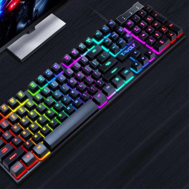 Teclado con cable USB luminoso - Imagen 6