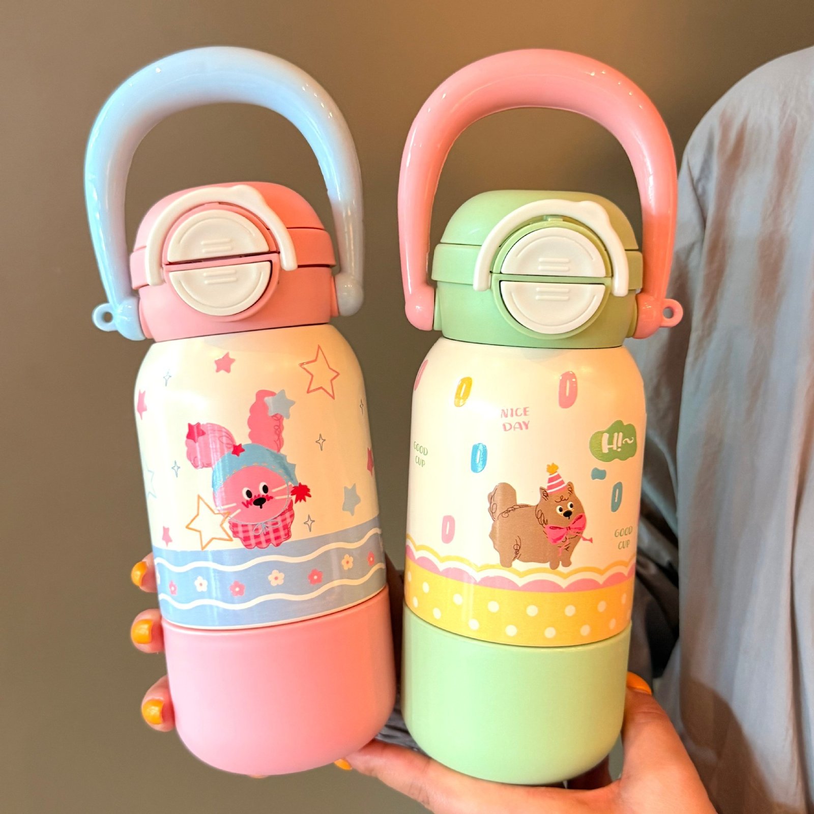 Vaso portátil de dibujos animados - Imagen 5