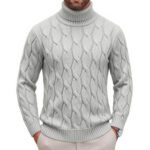 Jersey de cuello alto holgado
