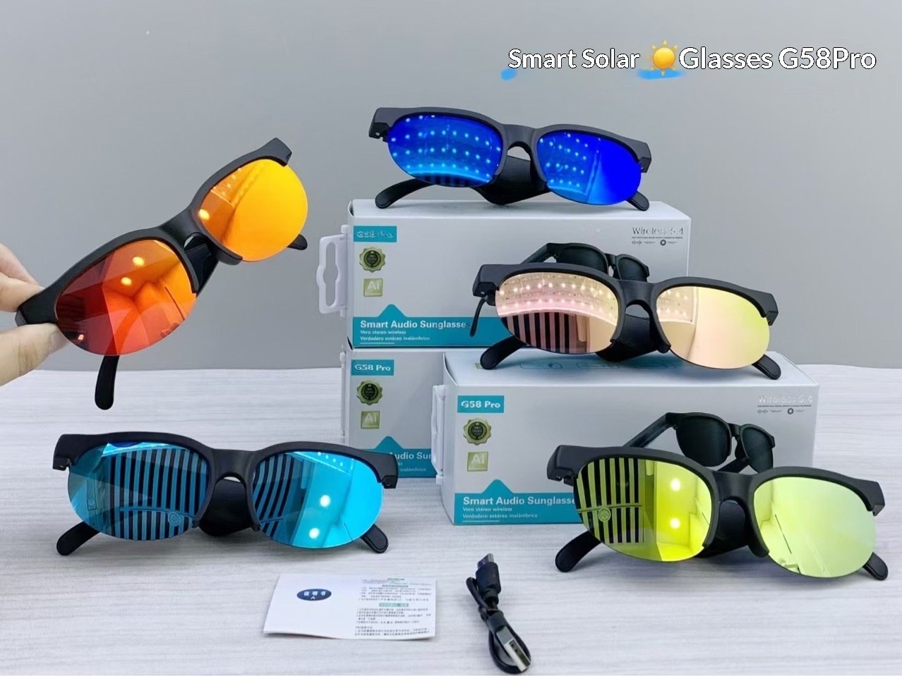 Gafas Bluetooth con traducción IA - Imagen 3