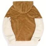 Cremallera con capucha jersey de hombre