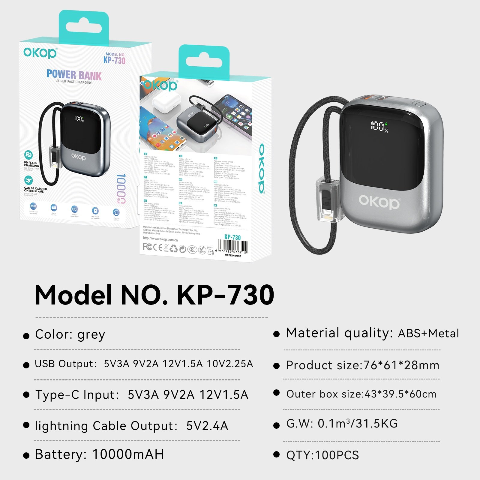 Batería de carga rápida de 10.000 mAh - Imagen 6