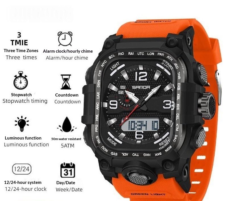 Reloj deportivo impermeable - Imagen 2