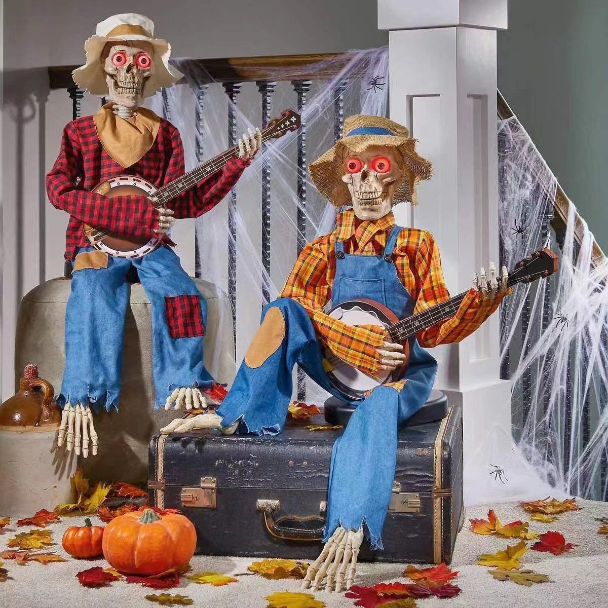 Decoración esqueleto Halloween - Imagen 4