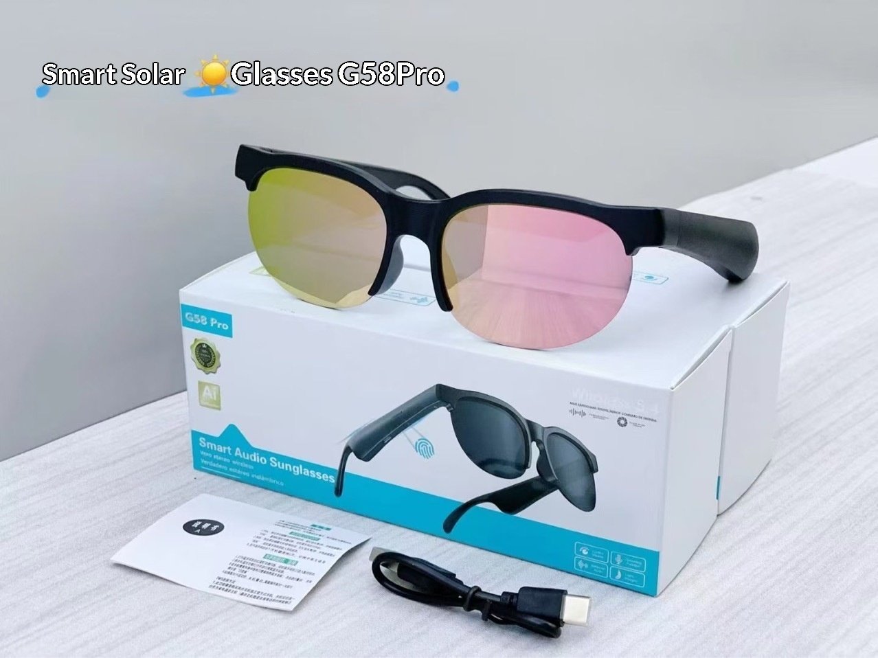Gafas Bluetooth con traducción IA - Imagen 6