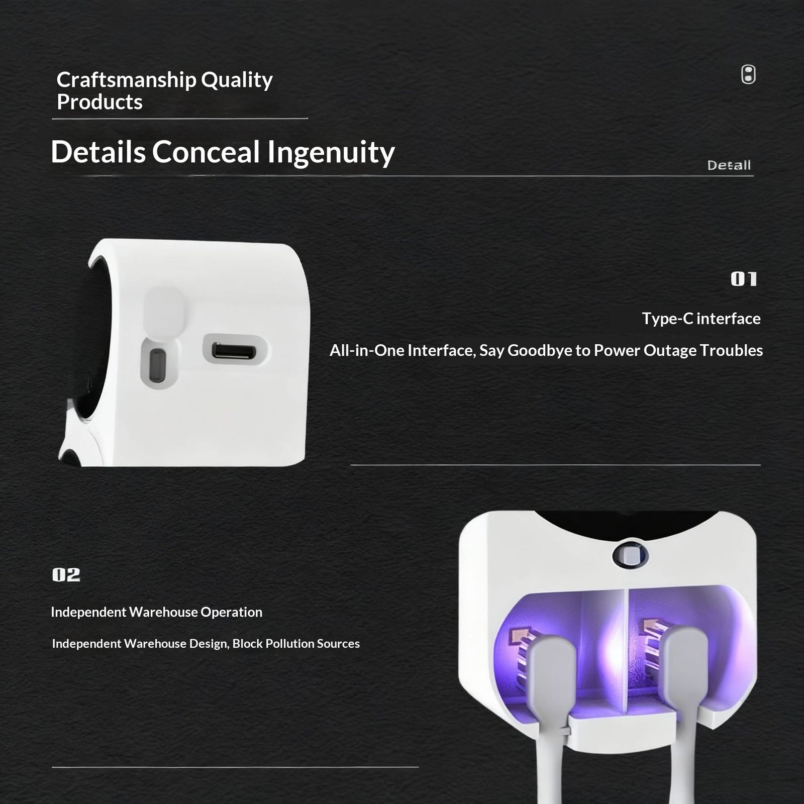 Soporte para cepillos de dientes inteligente - Imagen 4