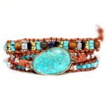Pulsera turquesa imperial azul