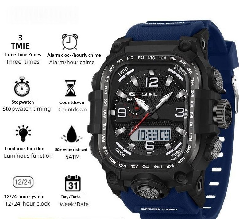 Reloj deportivo impermeable - Imagen 8
