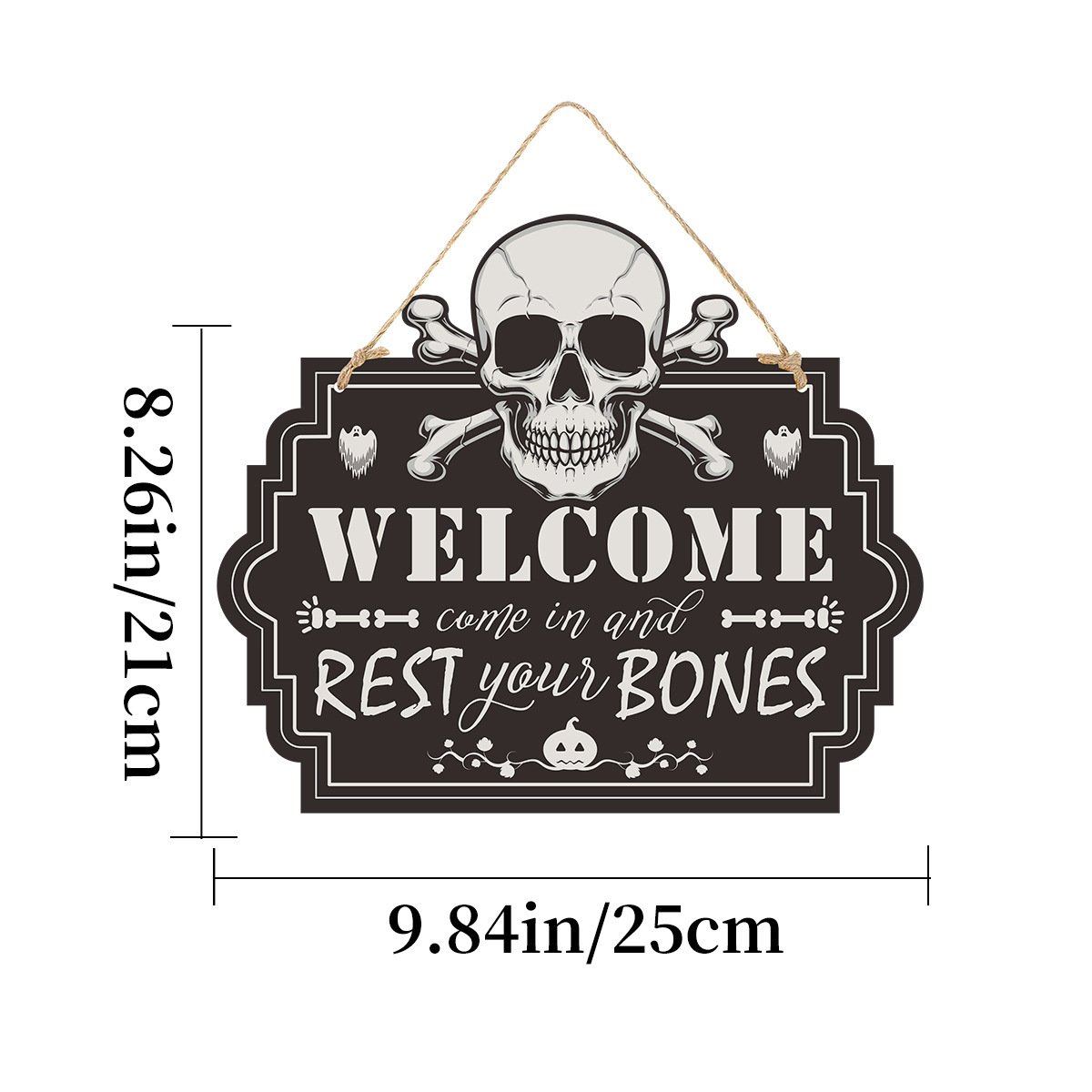Placa de Madera Halloween - Imagen 8