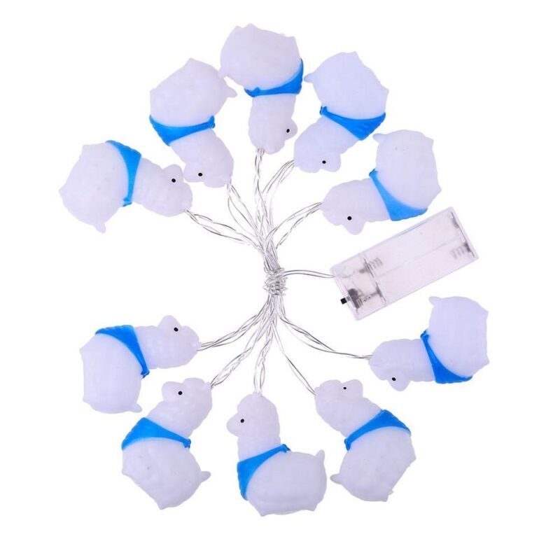Luces navideñas ovejas