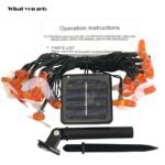luces solares de cadena 20 LED