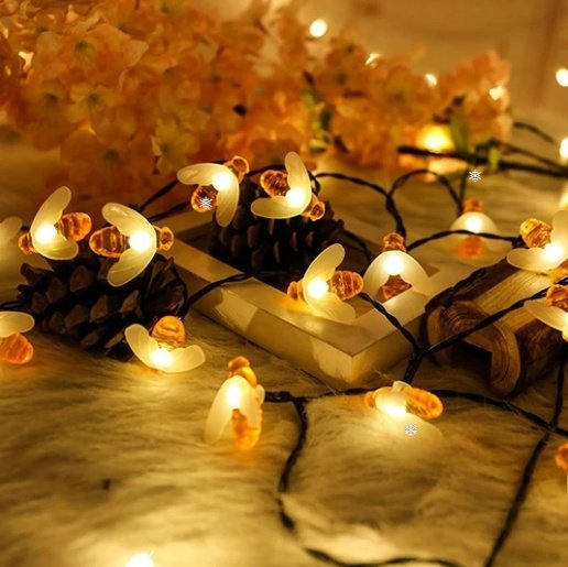 luces solares de cadena 20 LED - Imagen 6