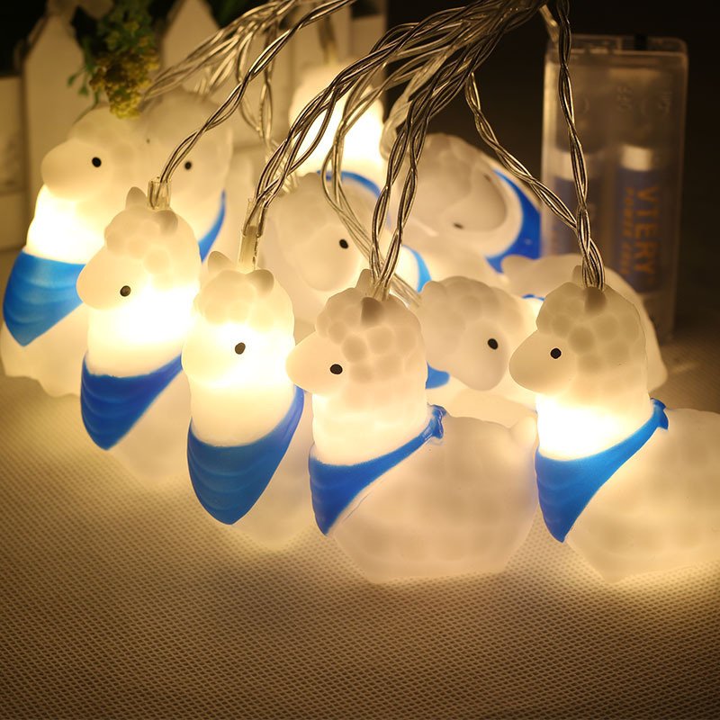 Luces navideñas ovejas - Imagen 2