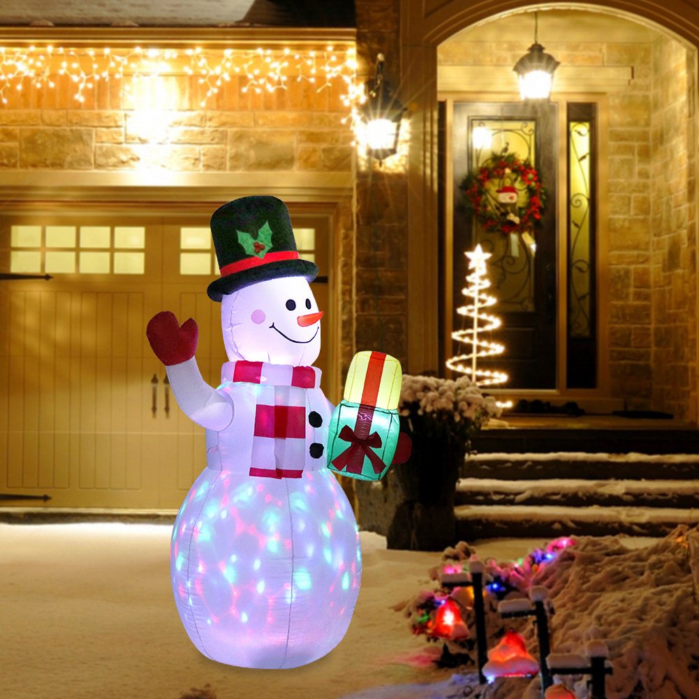 Muñeco de nieve navideño inflable - Imagen 6