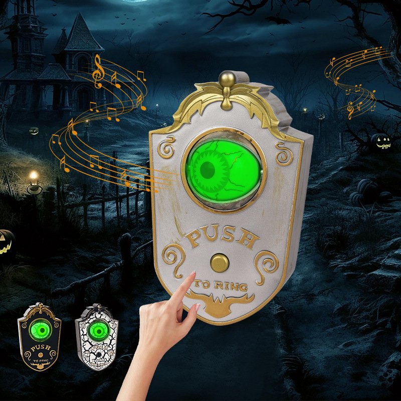 Halloween decoración de timbre tuerto - Imagen 7