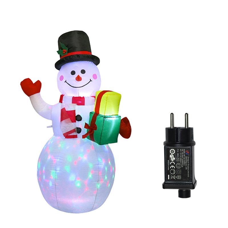 Muñeco de nieve navideño inflable - Imagen 7