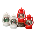 Lámpara de aceite decoración navideña