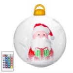 Pelota navideña inflable