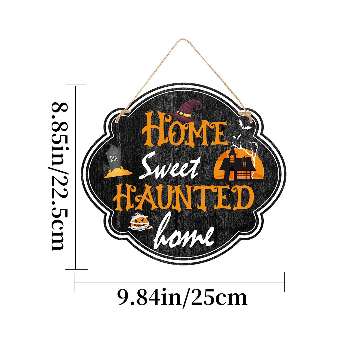 Placa de Madera Halloween - Imagen 10
