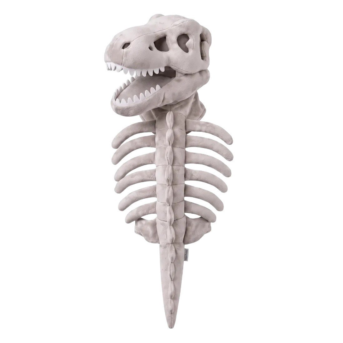 Disfraz de mascota esqueleto de dinosaurio
