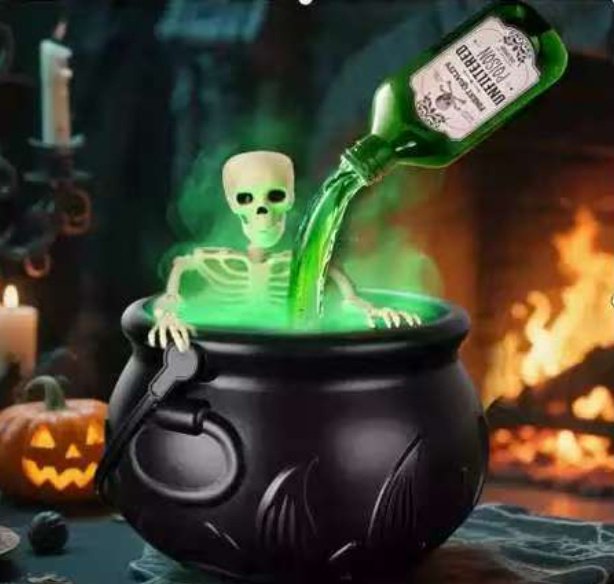 Caldero de bruja de Halloween - Imagen 4