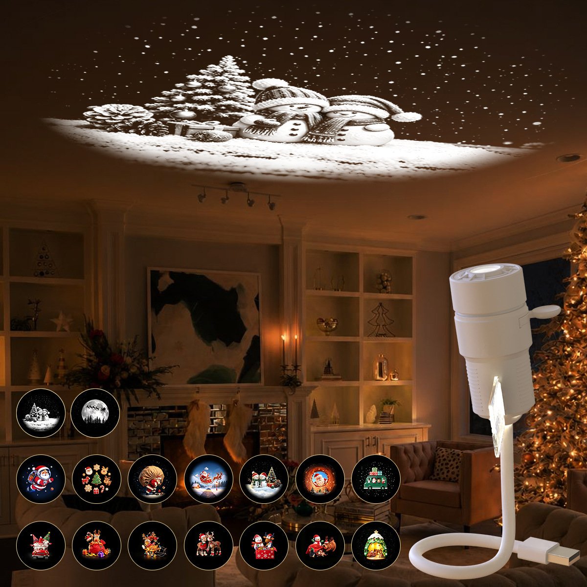Lámpara Proyector navideño - Imagen 6